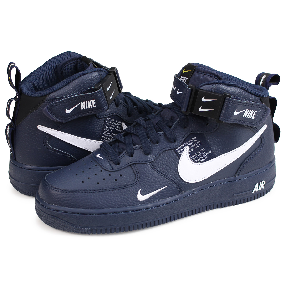 nike air force 1 mid navy blue
