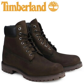 Timberland 6INCH PREMIUM WATERPROOF BOOTS ティンバーランド ブーツ メンズ 6インチ プレミアム ウォータープルーフ ヌバック 防水 10001 ダークチョコレート