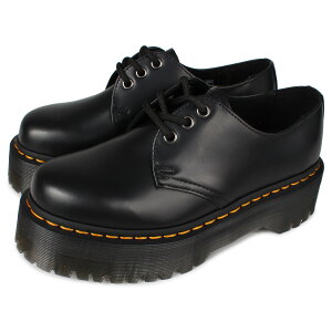 【最大1000円OFFクーポン発行中】 Dr.Martens QUAD RETRO 1461 3 EYE SHOE ドクターマーチン 3ホール シューズ クアッド レトロ メンズ レディース 厚底 ブラック 黒 25567001