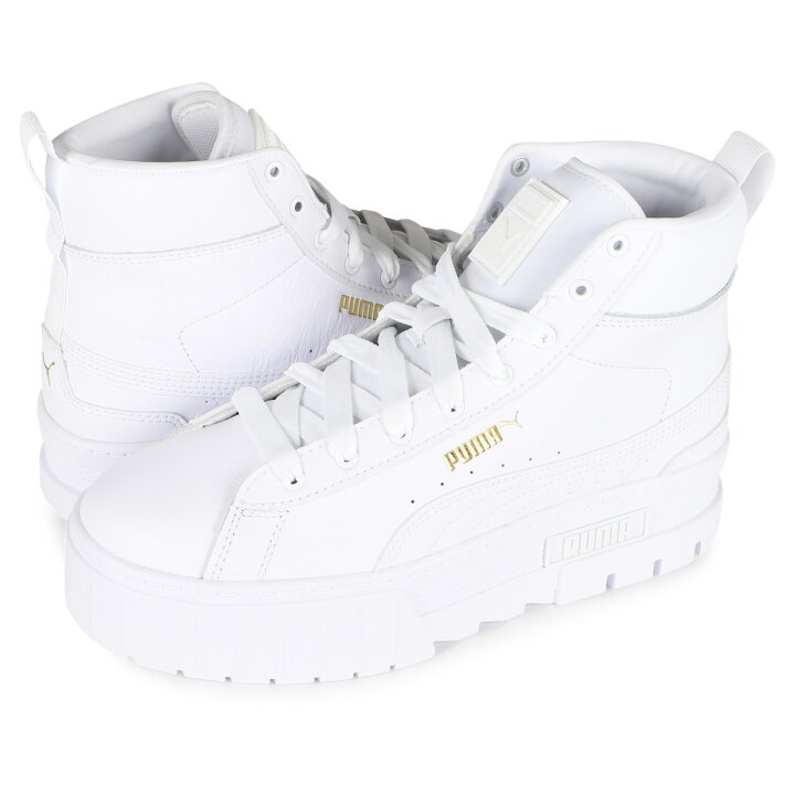 楽天市場 Puma Mayze Mid Womens プーマ メイズ ミッド ウィメンズ スニーカー レディース 厚底 ホワイト 白 01 Allsports