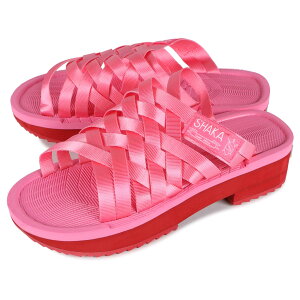 【最大1000円OFFクーポン発行中】 SHAKA TROPIC HIKE PLATFORM シャカ トロピック ハイク プラットフォーム サンダル スライドサンダル レディース 厚底 ピンク 433212
