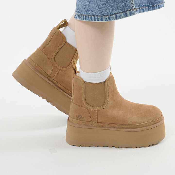 楽天市場】UGG W NEUMEL PLATFORM CHELSEA アグ ブーツ ムートンブーツ 