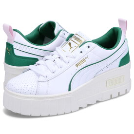 【最大1000円OFFクーポン配布中】 PUMA MAYZE WEDGE PREPPY WNS プーマ スニーカー メイズ ウェッジ プレッピー ウィメンズ レディース 厚底 ホワイト 白 389866-01