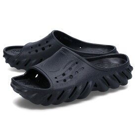 crocs ECHO SLIDE クロックス サンダル エコー スライド メンズ レディース ブラック 黒 208170-001