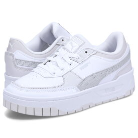 【最大1000円OFFクーポン配布中】 PUMA CALI DREAM LTH プーマ カリ ドリーム レザー スニーカー レディース 厚底 ホワイト 白 392730-17