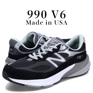 yő1000~OFFN[|sz new balance j[oX 990 V6 Xj[J[ Y DCY MADE IN USA ubN  M990BK6