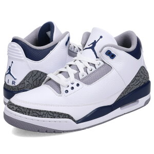 【最大1000円OFFクーポン発行中】 ナイキ NIKE エアジョーダン3 レトロ スニーカー メンズ AIR JORDAN 3 RETRO ホワイト 白 CT8532-140
