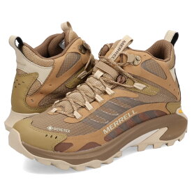 【最大1000円OFFクーポン配布中】 MERRELL MOAB SPEED 2 MID GORE-TEX メレル ハイキングシューズ ブーツ ウォーキング モアブ スピード 2 ゴアテックス メンズ カーキ J037505