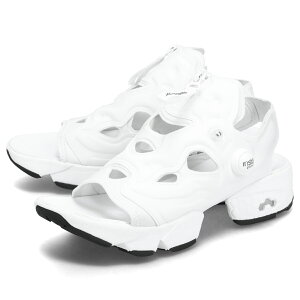 Reebok INSTAPUMP FURY SANDAL ZIP ���[�{�b�N �C���X�^�|���v�t���[���[ �W�b�v �T���_�� ���f�B�[�X ���� �z���C�g �� 100202020