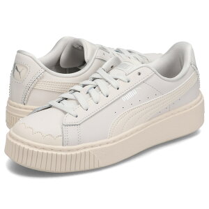 PUMA BASKET PLATFORM PEARL WNS v[} Xj[J[ oXPbg vbgtH[ p[ fB[X  O[ 398910-01