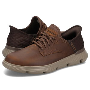 SKECHERS SLIP-INS GARZA GARVIN �X�P�b�`���[�Y �X���b�v�C���Y �K���U �K�[�r�� �n���Y�t���[ �X�j�[�J�[ �����Y �u���E�� 205046