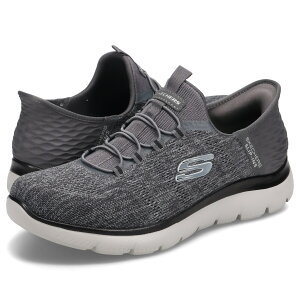 SKECHERS SLIP-INS SUMMITS KEY PACE �X�P�b�`���[�Y �X���b�v�C���Y �T�~�b�c �L�[�y�[�X �n���Y�t���[ �X�j�[�J�[ �����Y �y�� �O���[ 232469W