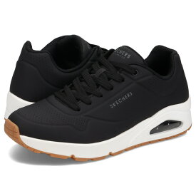 【最大1000円OFFクーポン発行中】 SKECHERS UNO STAND ON AIR スケッチャーズ ウノ スタンド オン エア スニーカー メンズ ブラック 黒 52458