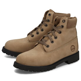 Timberland 6 IN PREMIUM WP BOOT JUNIOR ティンバーランド ブーツ プレミアム 6インチ ウォータープルーフ レディース 防水 ベージュ A6BET-EN3