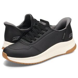 SKECHERS SLIP-INS BOBS SQUAD 4 DIRECT STEP �X�P�b�`���[�Y �X���b�v�C���Y �{�u�X �X�N���b�h 4 �_�C���N�g �X�e�b�v �X�j�[�J�[ �����Y �u���b�N �� 118424