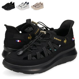 le coq sportif LCS MARNE SS SI ルコック スポルティフ スニーカー LCS マルヌ SS SI レディース 軽量 ブラック ホワイト ベージュ 黒 白 LU5SSD20LZ