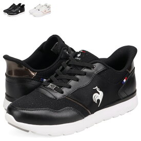 le coq sportif LA SEINE LM SI ルコック スポルティフ スニーカー ラ セーヌ LM SI レディース 軽量 ブラック ピンク 黒 LU5SSN24LZ