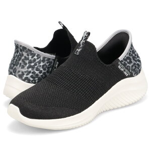 SKECHERS SLIP-INS ULTRA FLEX 3.0 NATURAL STEP �X�P�b�`���[�Y �X���b�v�C���Y �E���g�� �t���b�N�X 3.0 �i�`������ �X�e�b�v �X�j�[�J�[ �X���b�|�� ���f�B�[�X �u���b�N �� 149712