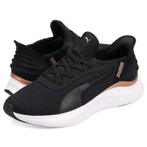 【最大1000円OFFクーポン発行中】 PUMA SOFTRIDE HARMONY LACE EASE IN プーマ スニーカー SOFTRIDE ハーモニー レース EASE IN レディース ブラック 黒 312671-02