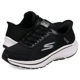 【最大1000円OFFクーポン発行中】 SKECHERS SLIP-INS GORUN CONSISTENT 2.0 ENDURE スケッチャーズ スリップインズ ゴーラン コンシステント 2.0 エンデュア スニーカー レディース ブラック 黒 128615-BKSL
