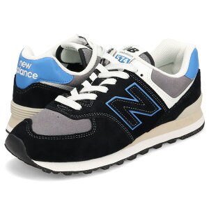 new balance ニューバランス 574 スニーカー メンズ Dワイズ ブラック 黒 U574QRBD