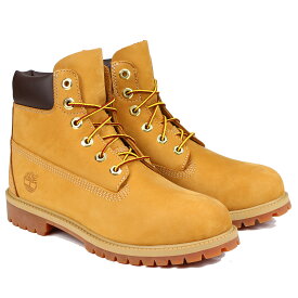 Timberland JUNIOR 6INCH PREMIUM WATERPROOF BOOTS キッズ ブーツ 6インチ ティンバーランド 12909 プレミアム ウォータープルーフ