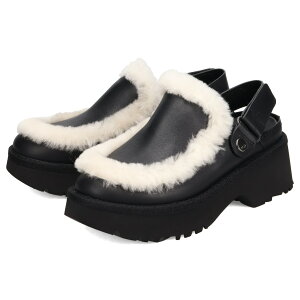 �y�ő�1000�~OFF�N�[�|�����s���z UGG ESMEE LEATHER CLOG �A�O �T���_�� �N���b�O�T���_�� �T�{ ���f�B�[�X ���� �u���b�N �� 1171507