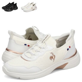le coq sportif スニーカー LCS LORRAINE ルコック スポルティフ スニーカー LCS ロレーヌ レディース 軽量 LCS RHONE SI ブラック ホワイト ピンク 黒 白 LU6SSN12LZ