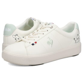 le coq sportif スニーカー LCS SHELL BOUND MM ルコック スポルティフ スニーカー LCS シェル バウンド MM レディース 軽量 ムーミン コラボ ホワイト グリーン 白 LU6SSN15LZ