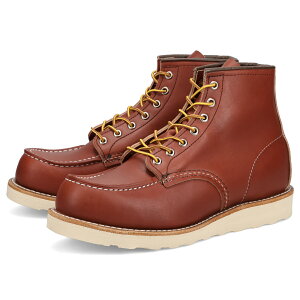 RED WING 6-INCH CLASSIC MOC ���b�h�E�B���O 6�C���` �N���V�b�N���b�N �u�[�c �����Y E���C�Y USA�� ���b�h�u���E�� 8875