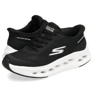 SKECHERS SLIP-INS MAX CUSHIONING GLIDE-STEP-HARTFORD �X�P�b�`���[�Y �X���b�v�C���Y �}�b�N�X�N�b�V���j���O �O���C�h�X�e�b�v �n�[�h�t�H�[�h �X�j�[�J�[ ���f�B�[�X ���� �y�� �u���b�N �� 129403