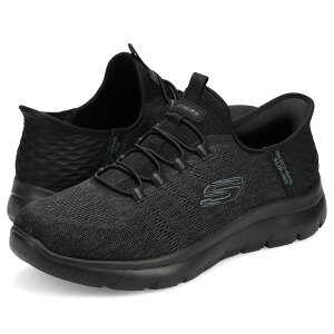 SKECHERS SLIP-INS SUMMITS KEY PACE �X�P�b�`���[�Y �X���b�v�C���Y �T�~�b�c �L�[ �y�[�X �X�j�[�J�[ �����Y �y�� �u���b�N �� 232469W
