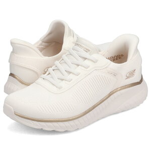 SKECHERS HANDS FREE SLIP-INS BOBS SQUAD CHAOS �X�P�b�`���[�Y �X���b�v�C���Y �{�u�X �X�|�[�g �X�N���b�h �J�I�X �X�j�[�J�[ ���f�B�[�X �z���C�g �� 117497W