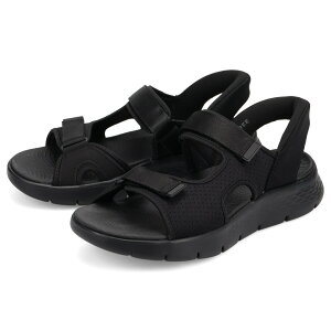 SKECHERS HANDS FREE SLIP-INS GO WALK FLEX SANDAL �X�P�b�`���[�Y �X���b�v�C���Y �S�[�E�H�[�N �t���b�N�X SD-�C�[�W�[ �G���g���[ �T���_�� �X�g���b�v�T���_�� �����Y �u���b�N �� 229210