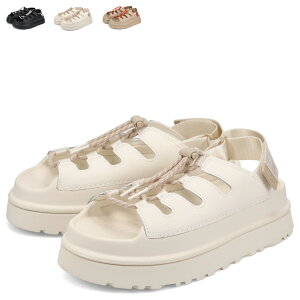 UGG W GOLDENGLOW TOGGLE �A�O �T���_�� �X�g���b�v�T���_�� �S�[���f���O���E�g�O�� ���f�B�[�X ���� �u���b�N ���C�g�x�[�W�� �x�[�W�� �� 1179370 ��̓�