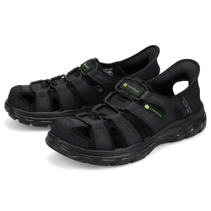 SKECHERS HANDS FREE SLIP-INS JOHN DEERE RELAXED FIT-REVOLTED-NILE �X�P�b�`���[�Y �X���b�v�C���Y �W�����f�B�A �����b�N�X�h�t�B�b�g �����H���e�b�h �i�C�� �T���_�� �X�|�[�c�T���_�� �����Y �u���b�N ��