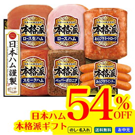 【訳あり】賞味期限間近 ＼54％OFF／ セール！ わけあり ご好評に付き！延長販売 お中元 御中元 夏ギフト ギフト プレゼント 暑中見舞い 2025 送料無料 日本ハム 本格派ギフト「NH-506」肉加工品 ハム ブランドハム 日本ハム 本格派 贈り物 お返し ご挨拶 詰合せ 詰め合わせ
