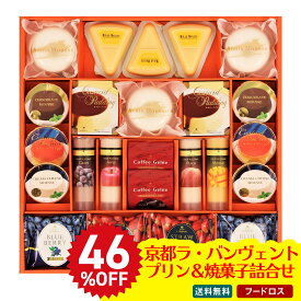 46％OFF フードロス セール お買得 訳あり わけあり ギフト プレゼント 送料無料 ギフト 2025 京都ラ・バンヴェント プリン＆焼菓子詰合せ 「LBD-60J」 スイーツ 洋菓子 焼菓子 お菓子