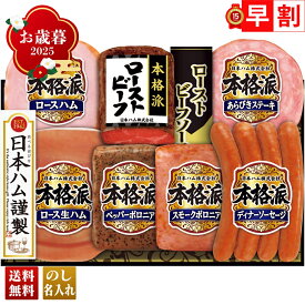 お歳暮 御歳暮 早割 冬ギフト 帰歳暮 ギフト プレゼント 送料無料 ギフト 2025 日本ハム 本格派ローストビーフ入りギフト 「NRB-54」 肉 肉加工品 ハム 日本ハム ブランドハム ローストビーフ ロースハム