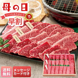 母の日 早割 ギフト プレゼント 贈り物 2026 送料無料 宮崎牛 焼肉食べ比べ（5等級） 「Y5-4Y」 メッセージカード付 グルメ 肉 牛肉 焼肉 宮崎牛 焼肉食べ比べ 5等級 ブランド牛 セット 組み合わせ