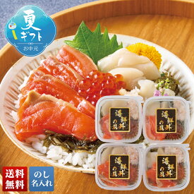 お中元 御中元 夏ギフト ギフト プレゼント 暑中見舞い 2026 送料無料 北の海鮮丼の具 「C4-1」 のし 名入れ グルメ 食品 海鮮丼具 シーフード お惣菜 冷凍