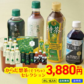 お中元 御中元 夏ギフト ギフト プレゼント 暑中見舞い 2026 送料無料 からだ想茶（そうちゃ）セレクション 「TKH-30R」 のし 名入れ 飲料 ドリンク お茶 サントリー 黒烏龍茶 特茶 生茶 おいしい カフェインゼロ のし 名入れ可