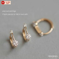 【金属アレルギー対応】ピアス フープピアス つけっぱなし シルバー925 18Kコーティング 小ぶり ミニピア…