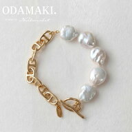 淡水パール ブレスレッド パール 日本製 ハンドメイド 18Kコーティング つけっぱなし ニッケルフリー シ…