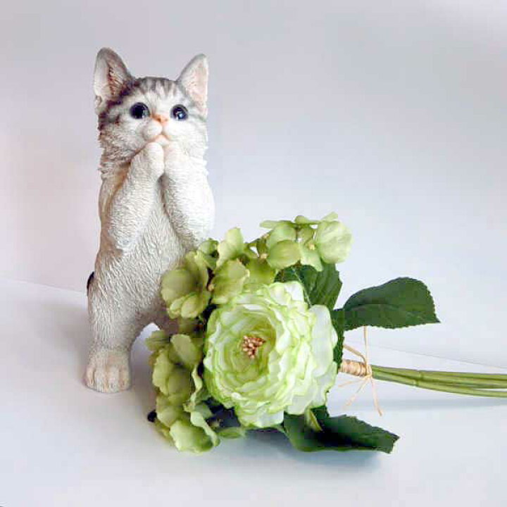 楽天市場 べニーズ キャット お願いネコちゃん キュート カワイイ 可愛い 置物 プレゼント ディスプレイ インテリア リアル キャット 猫 ねこ オブジェ 癒し系 動物 アニマル ネコ柄 ネコ雑貨 猫グッズ ギフト プレゼント 母の日 ｎｏｅｌ２５