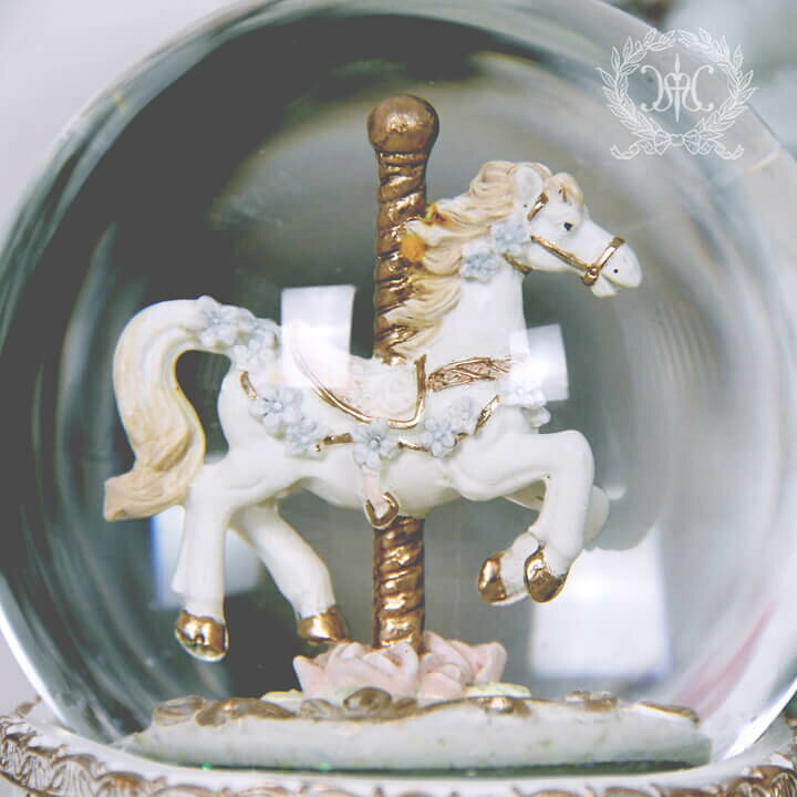 楽天市場】ロイヤルカルーセル スノードーム 【送料無料】オシャレ  