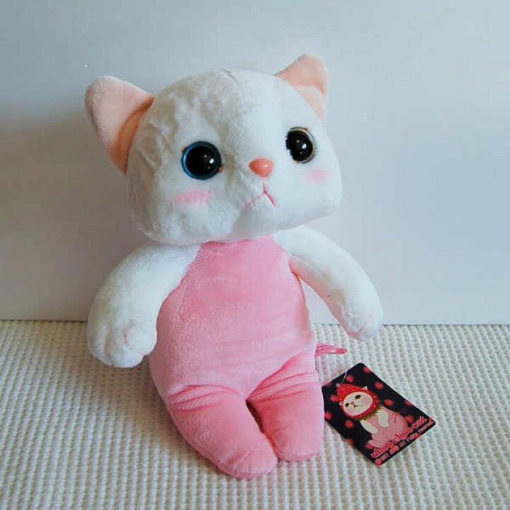 楽天市場】Choo choo本舗 猫のぬいぐるみ いちごちゃん Mサイズ ネコ 