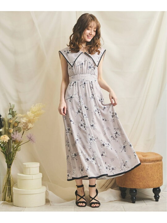 楽天市場】【SALE／60%OFF】フラワープリントセーラーカラーワンピ  