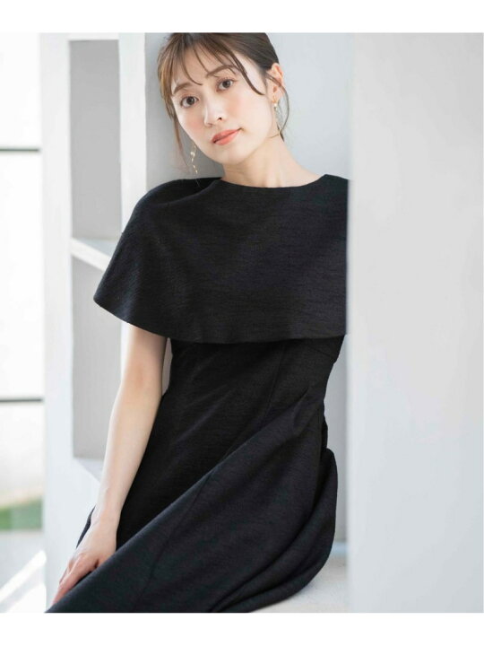 楽天市場】【SALE／40%OFF】【WEB限定】ケープ付きワンピース Noela  