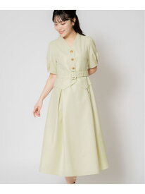 【SALE／70%OFF】リネンライクレイヤードスタイルワンピース Noela ノエラ ワンピース・ドレス ワンピース オレンジ ホワイト イエロー【RBA_E】【送料無料】[Rakuten Fashion]